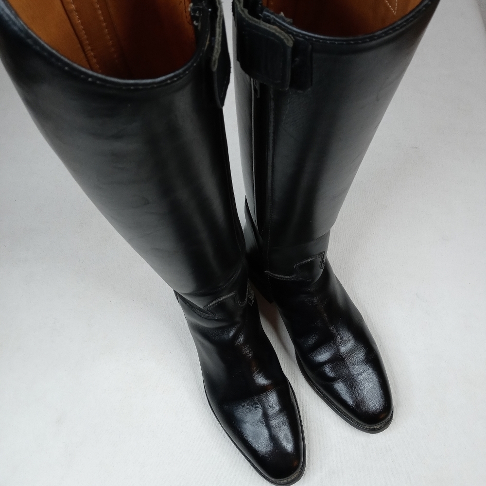 Konig Dressage Boots 9 Made In Germany Black Horse